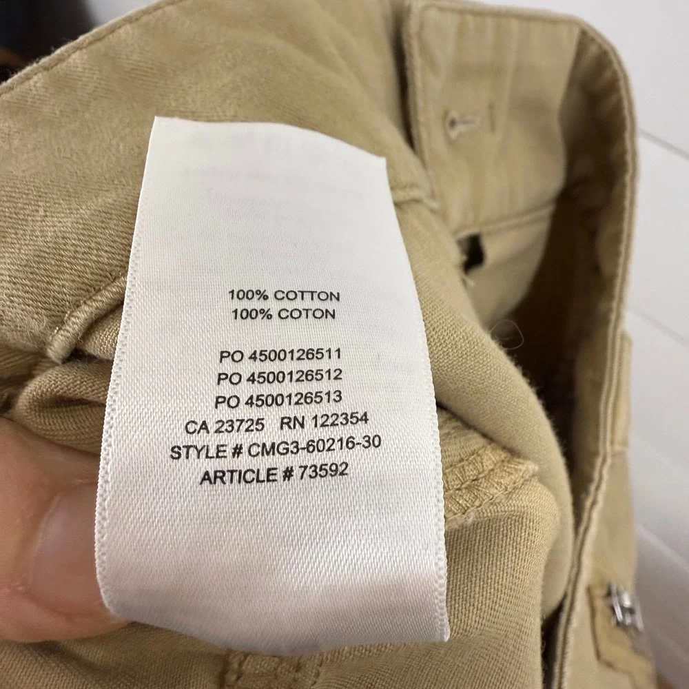 TNA‎ ARITZIA Tan Cargo Jogger Pants Zip Pockets WOMEN Small TWILL UTILITY